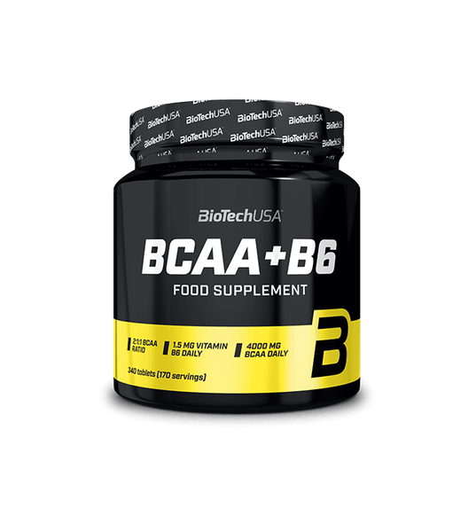 BCAA y B6 340 Tabletas - Biotech Usa