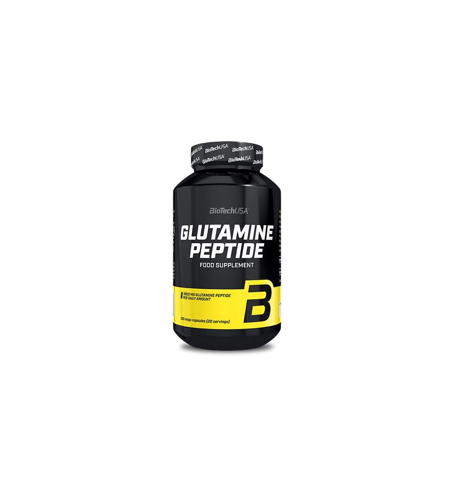 Glutamine Peptide 180 Cápsulas - Biotech Usa