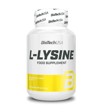 L-Lysine 90 Cápsula - Biotech Usa