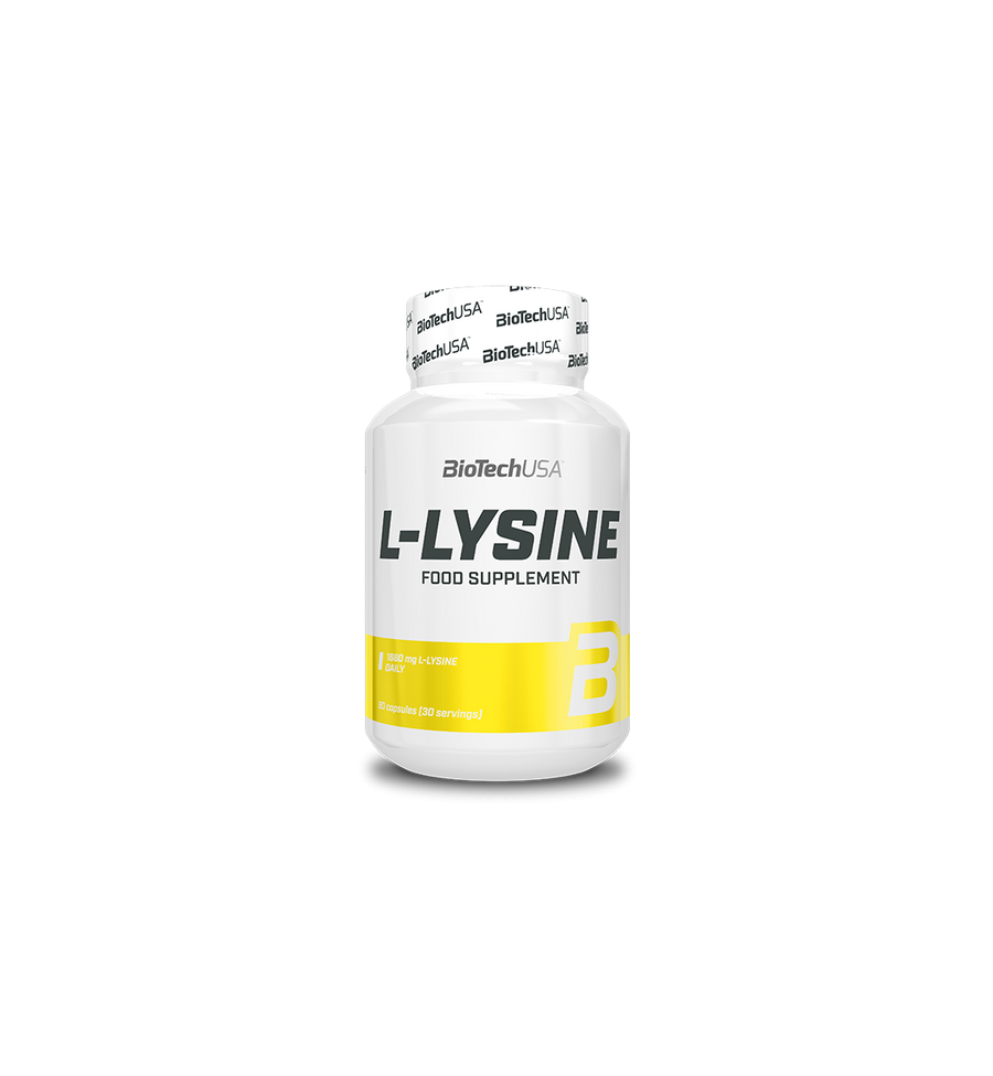 L-Lysine 90 Cápsula - Biotech Usa