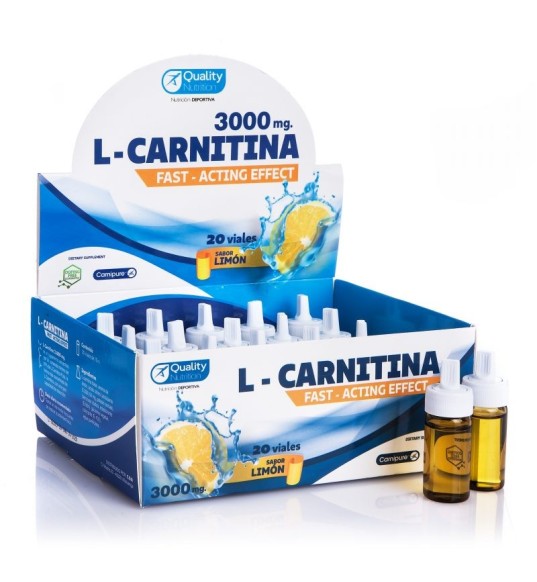 L-Carnitina Carnipure® 20 viales - Quality Nutrition