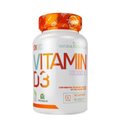 Vitamin D3 60 Cápsulas - StarLabs