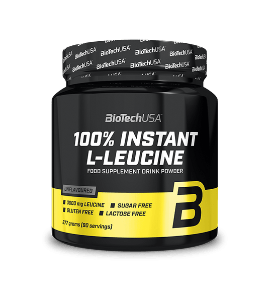 100% Instant L - Leucine 277g - Biotech Usa