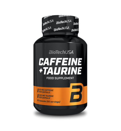 Caffeine + Taurine 60 cápsulas - Biotech Usa