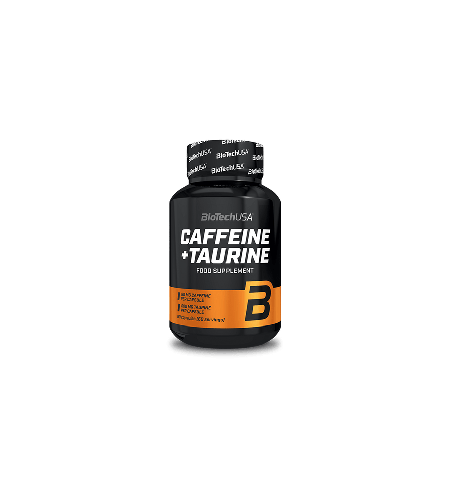 Caffeine + Taurine 60 cápsulas - Biotech Usa