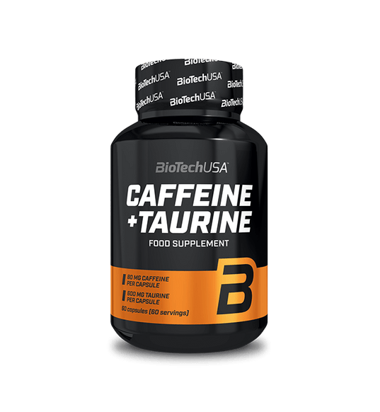 Caffeine + Taurine 60 cápsulas - Biotech Usa