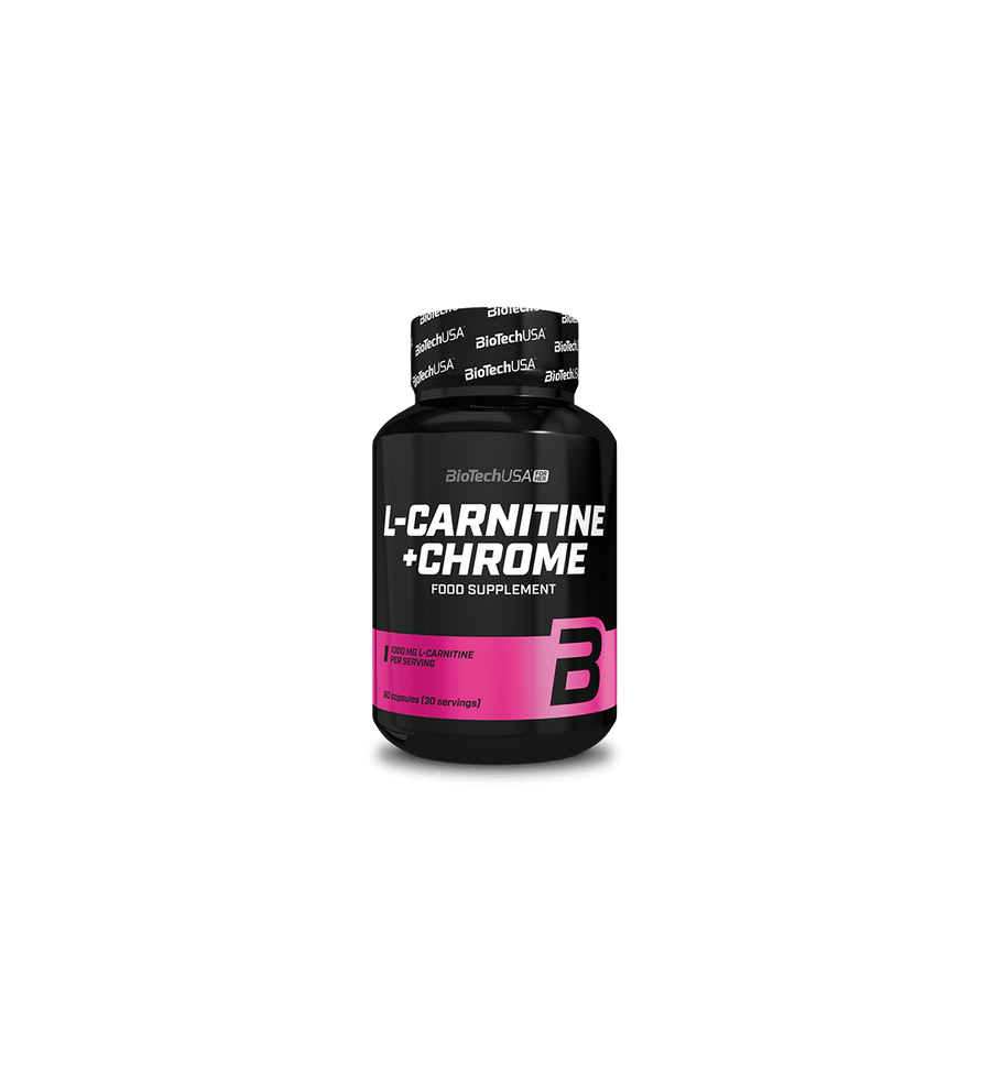 L - Carnitine + Chrome 60 Cápsulas - Biotech Usa