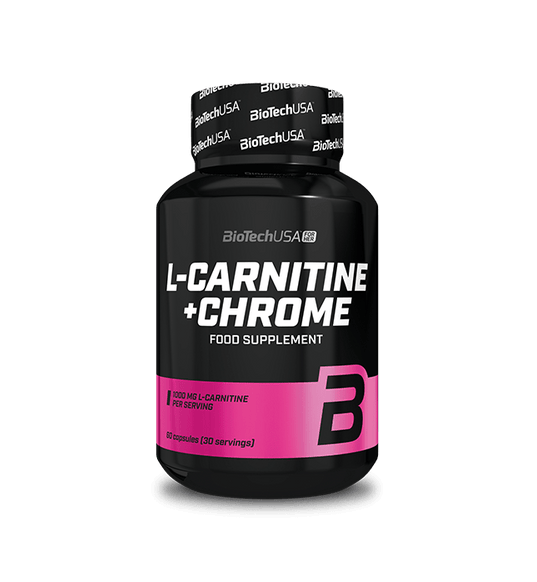 L - Carnitine + Chrome 60 Cápsulas - Biotech Usa