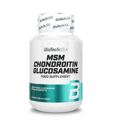 MSM Chondroitin Glucosamine 60 Tabletas - Biotech Usa