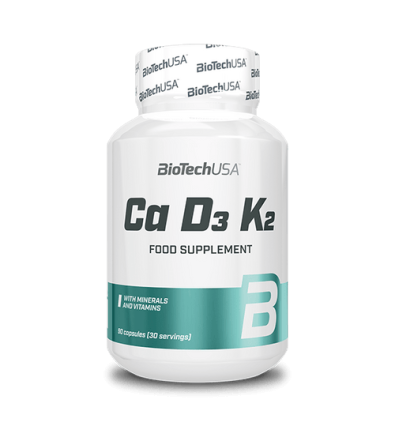 Ca D3 K2 90 Cápsulas - Biotech Usa