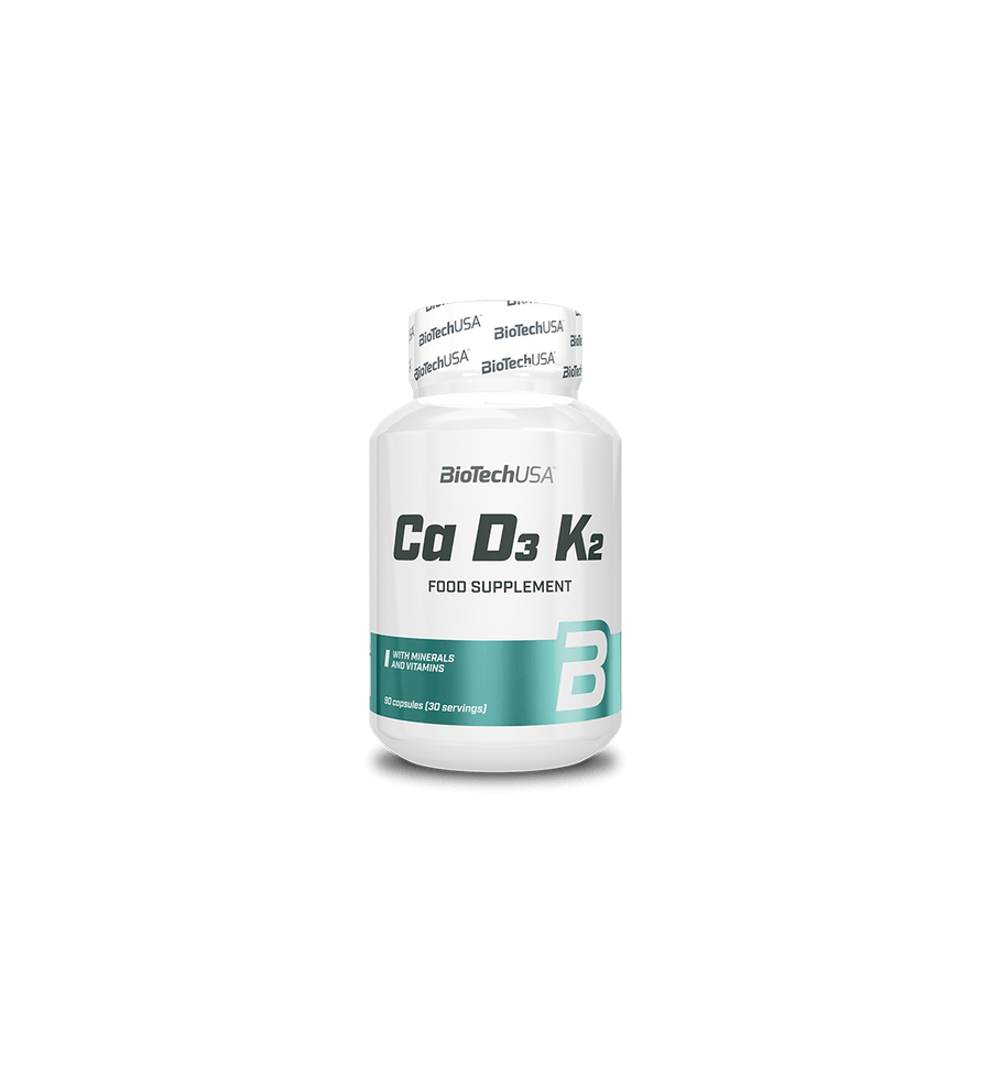 Ca D3 K2 90 Cápsulas - Biotech Usa