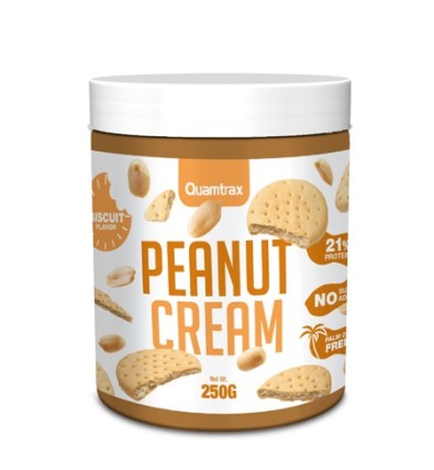 Cream Peanut & Biscuit 250gr - Quamtrax