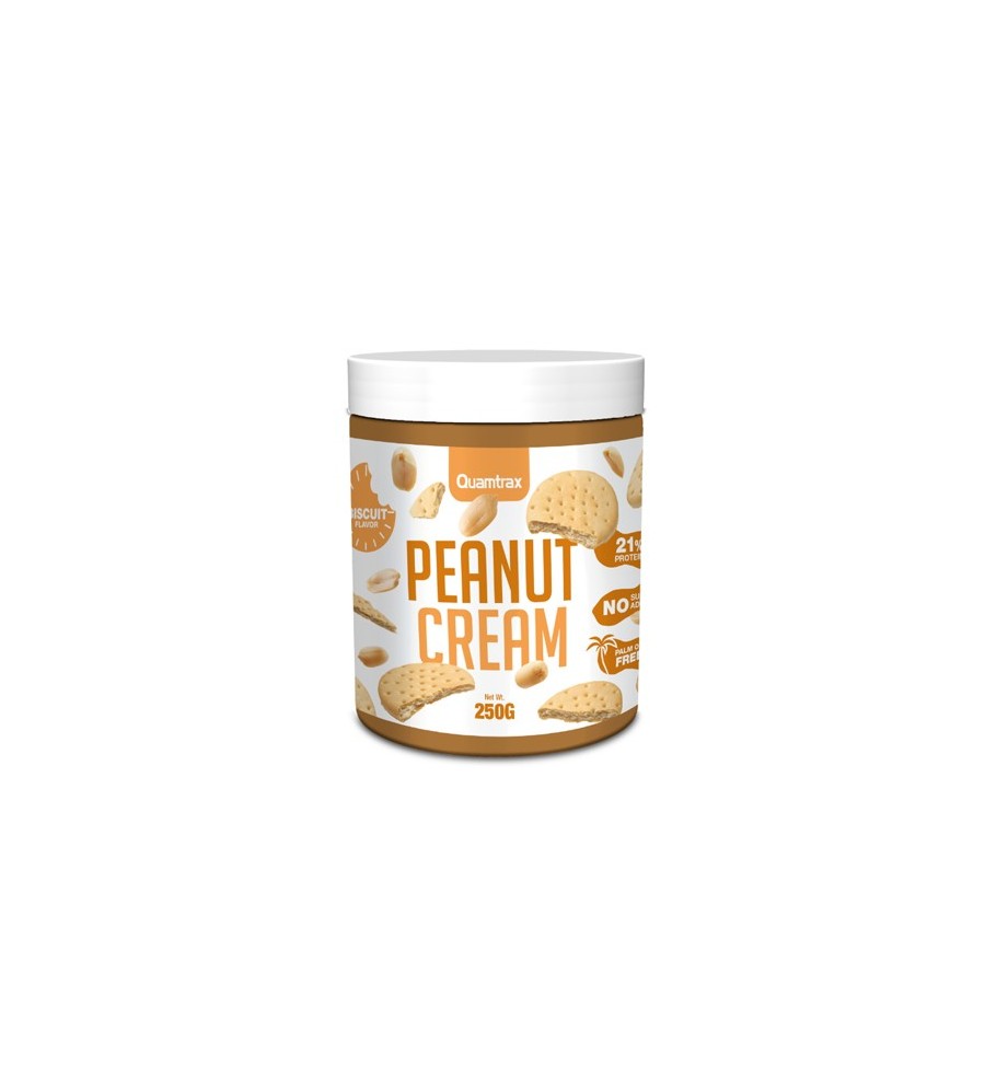 Cream Peanut & Biscuit 250gr - Quamtrax