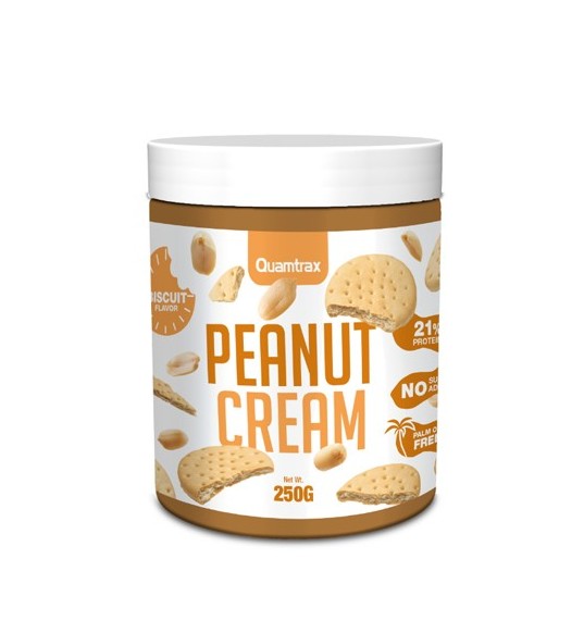 Cream Peanut & Biscuit 250gr - Quamtrax