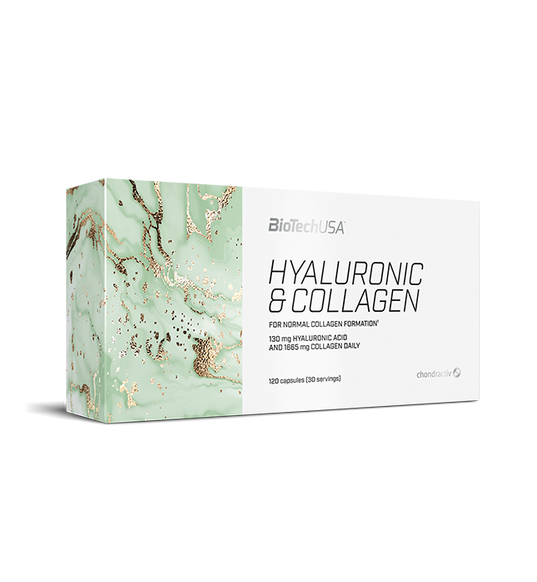 Hyaluronic and Collagen 120 Cápsula - Biotech Usa