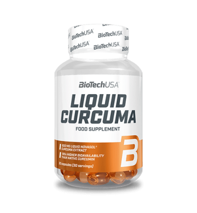 Liquid Curcuma 30 Cápsulas - Biotech Usa