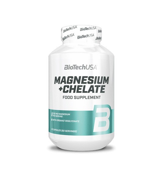 Magnesium + Chelate 60 Cápsulas - Biotech Usa