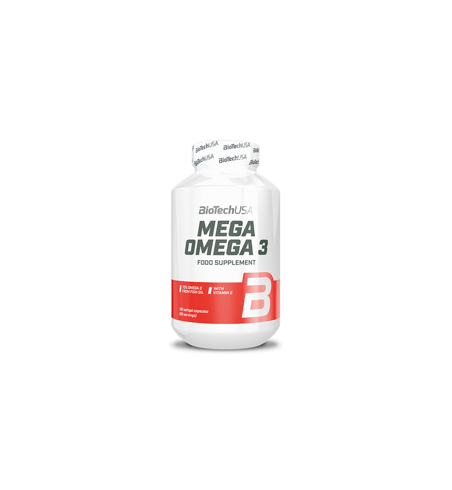 Mega Omega 3 180 Cápsulas Gelatina - Biotech Usa