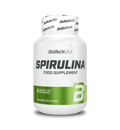 Spirulina 100 Tabletas - Biotech Usa