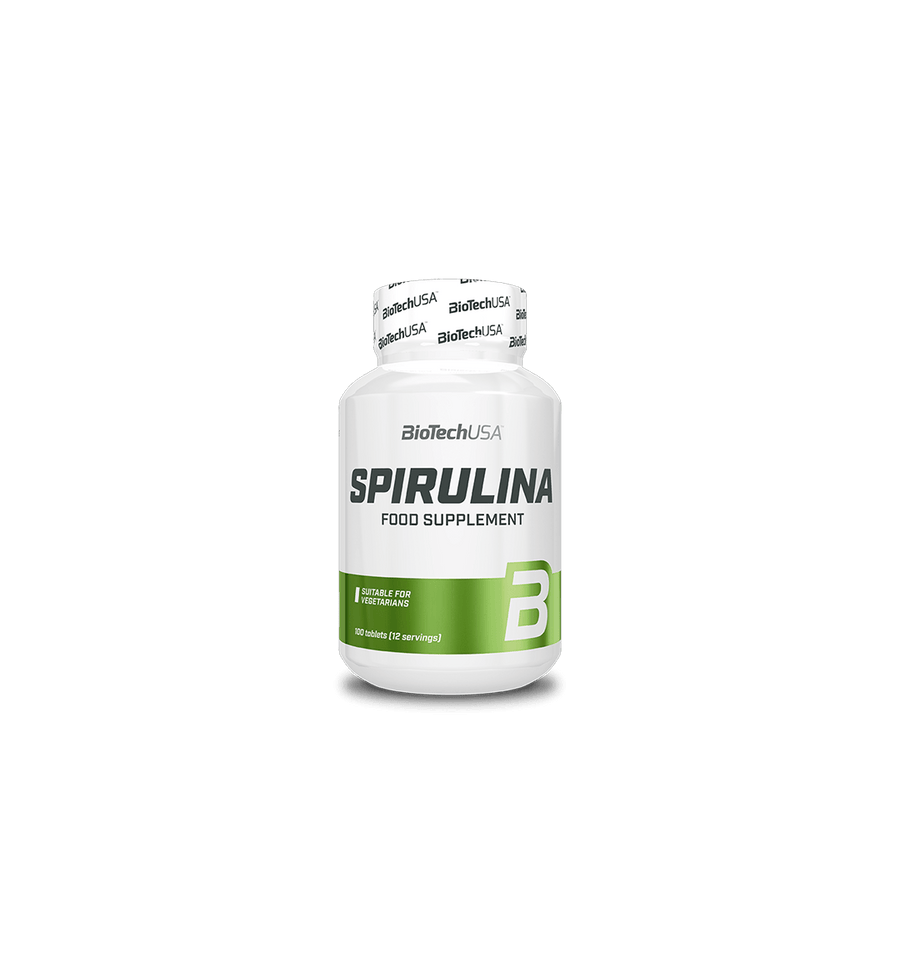 Spirulina 100 Tabletas - Biotech Usa