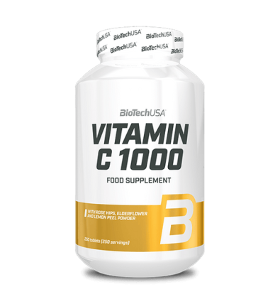 Vitamin C 1000 250 Tabletas - Biotech Usa