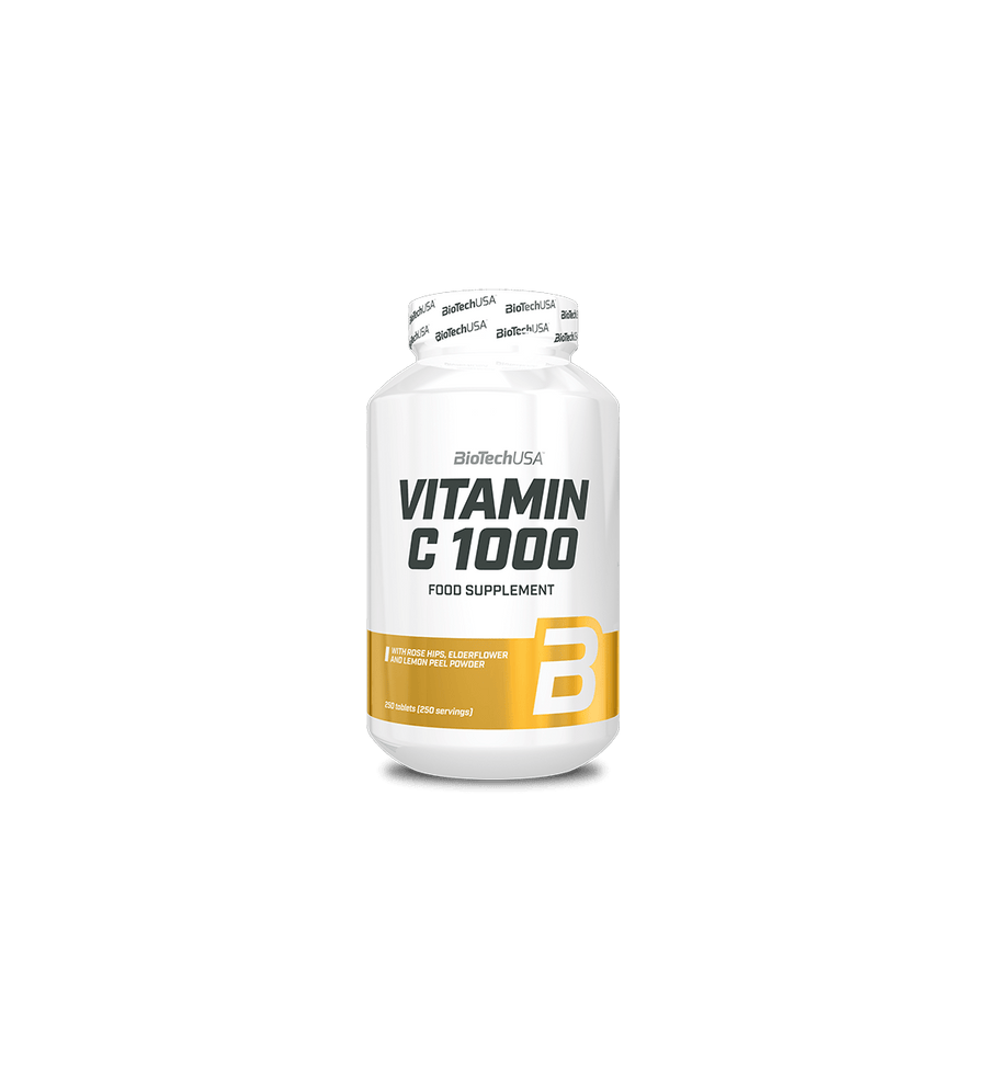 Vitamin C 1000 250 Tabletas - Biotech Usa