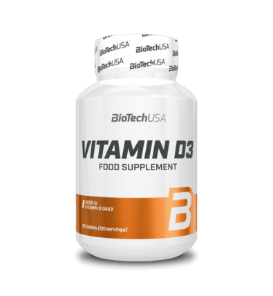 Vitamin D3 120 Tabletas - Biotech Usa