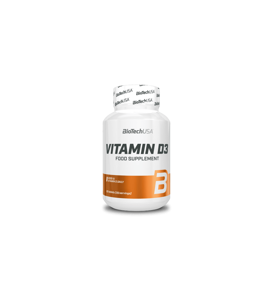 Vitamin D3 120 Tabletas - Biotech Usa