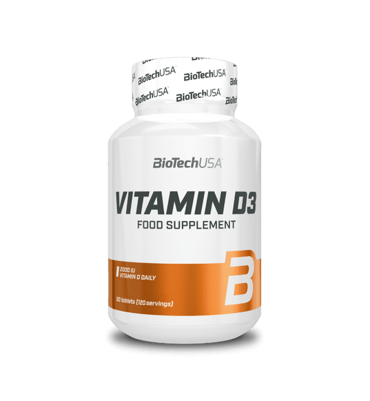 Vitamin D3 120 Tabletas - Biotech Usa