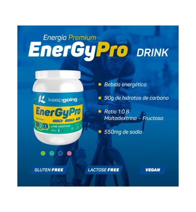 Vegan EnergyPro Drink 760gr - Keepgoing