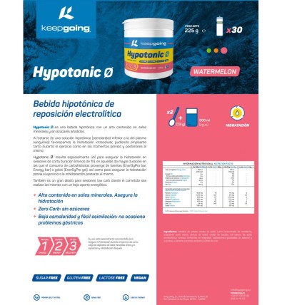 Vegan Hypotonic 225gr - Keepgoing