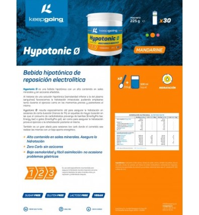 Vegan Hypotonic 225gr - Keepgoing