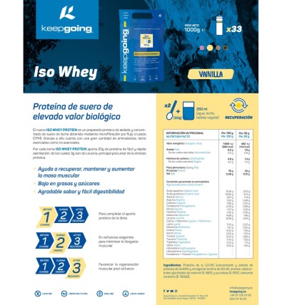 Iso Whey 1000gr - Keepgoing