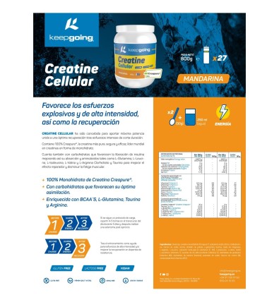 Creatina Celular 800gr - Keepgoing