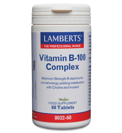 Complejo B 100mg 60 Tabletas - Lamberts