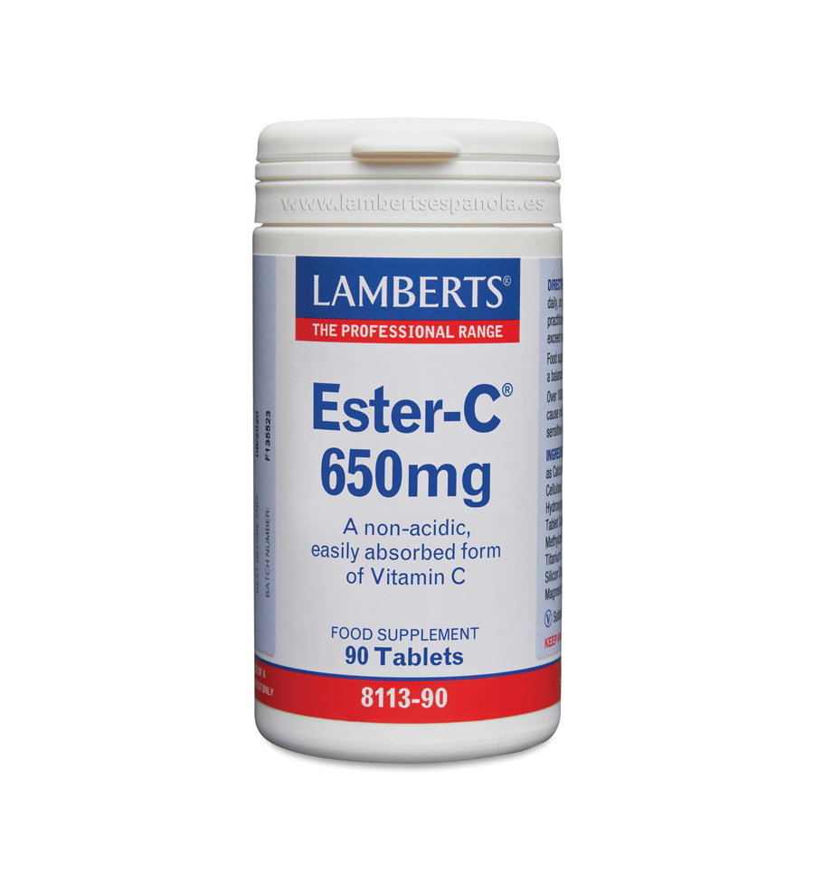 Ester-C 650mg 90 Tabletas - Lamberts