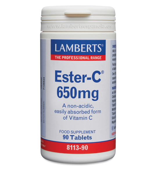 Ester-C 650mg 90 Tabletas - Lamberts