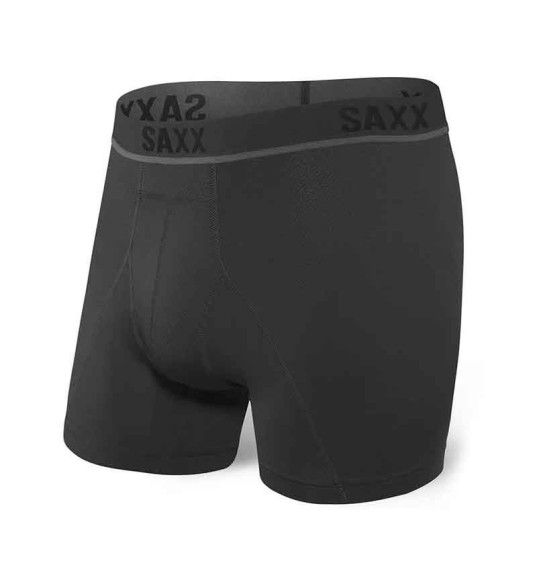 Bóxer SAXX Kinetic HD Brief - Negro/Gris