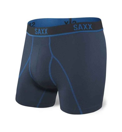 Bóxer SAXX Kinetic HD Brief - Azul/Negr