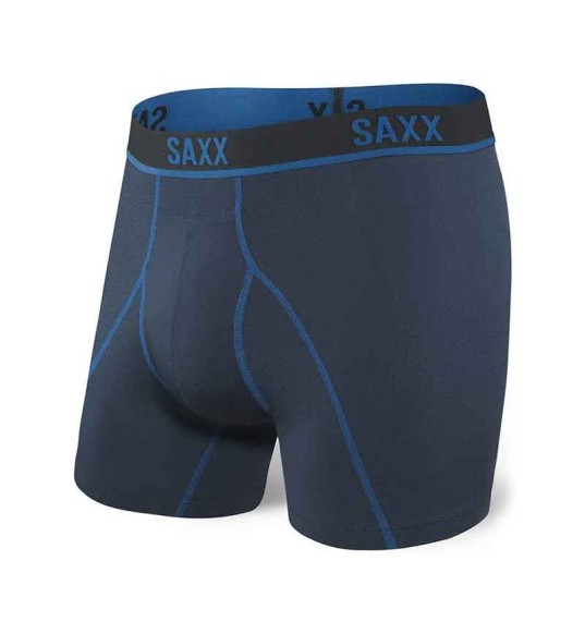 Bóxer SAXX Kinetic HD Brief - Azul/Negr