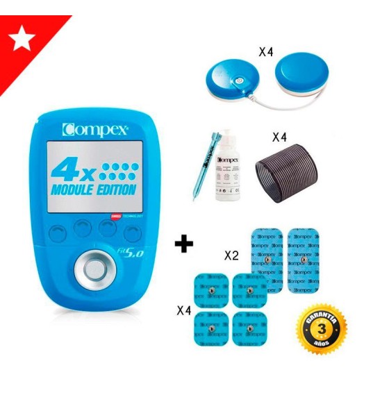 Compex Fit 5.0 4 módulos + 75€ en accesorios