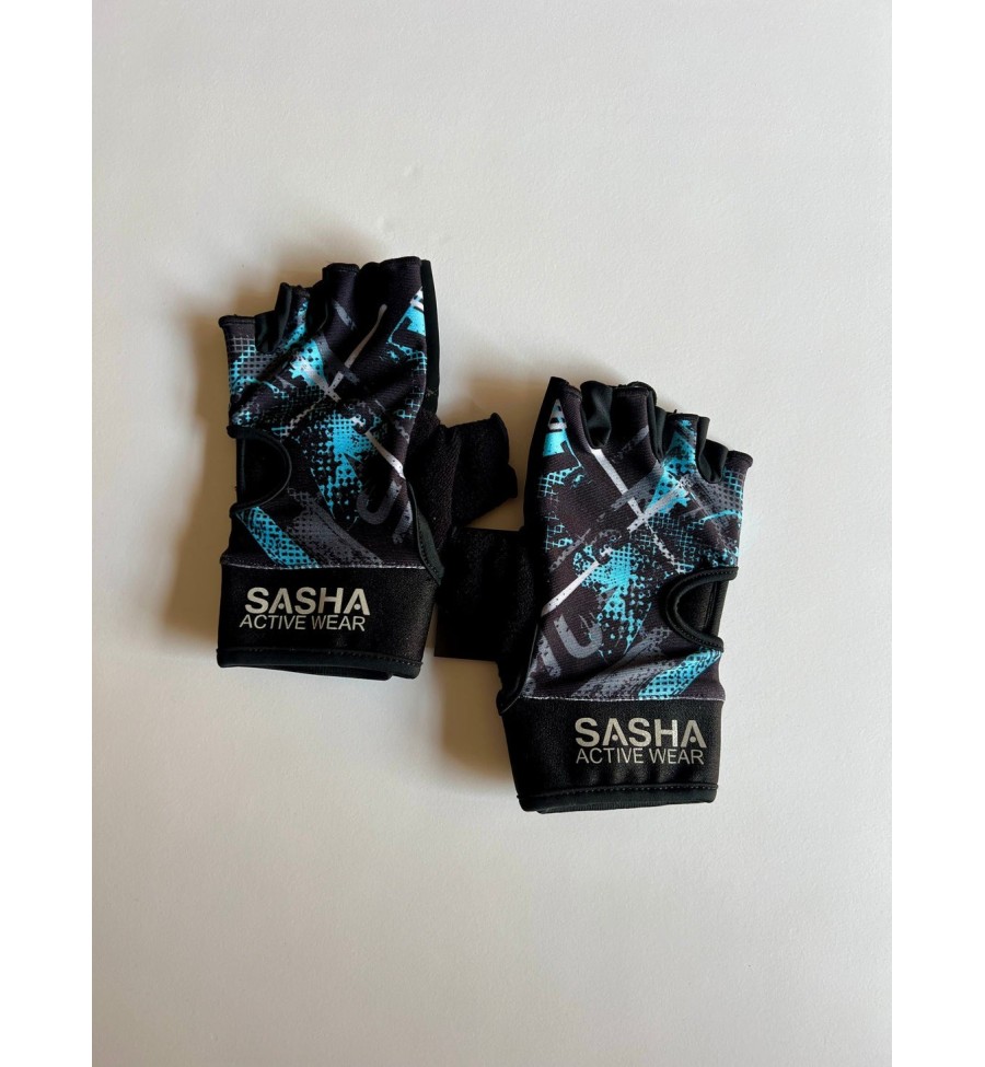 Guantes Deportivos De Diseño Blue - Sasha Active Wear