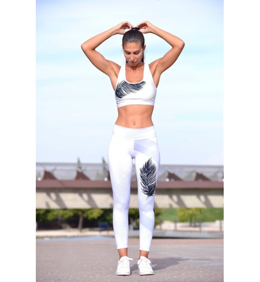 White Juliana Top Deportivo - Sasha Active Wear