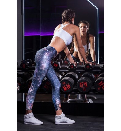 Milky Way Malla Deportiva Talle Medio - Sasha Active Wear