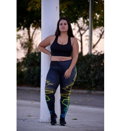 Electra Malla Deportiva Talle Medio - Sasha Active Wear