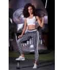 White Mariana Malla Deportiva Talle Alto  - Sasha Active Wear