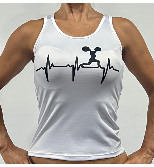 Onda Blanca Camiseta Nadadora - Sasha Active Wear