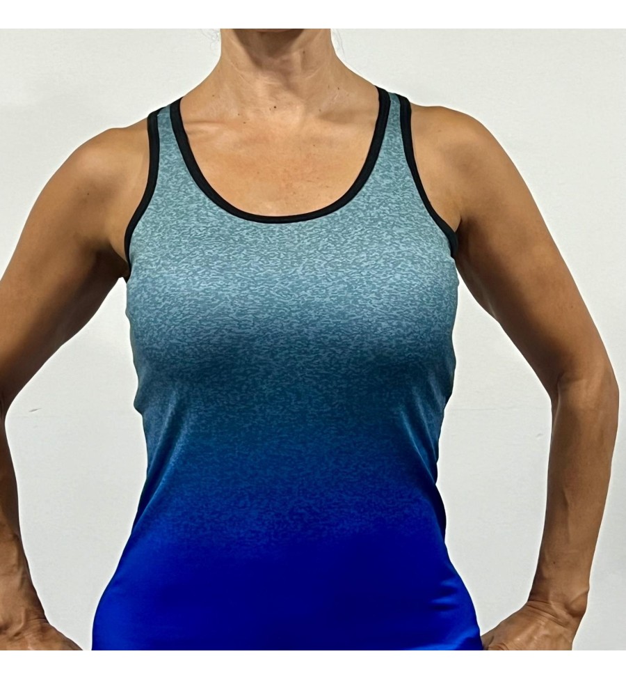 Lady In Blue Camiseta Nadadora - Sasha Active Wear