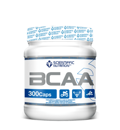 BCAA 300 Mega Cápsulas de 1gr - Scientiffic Nutrition