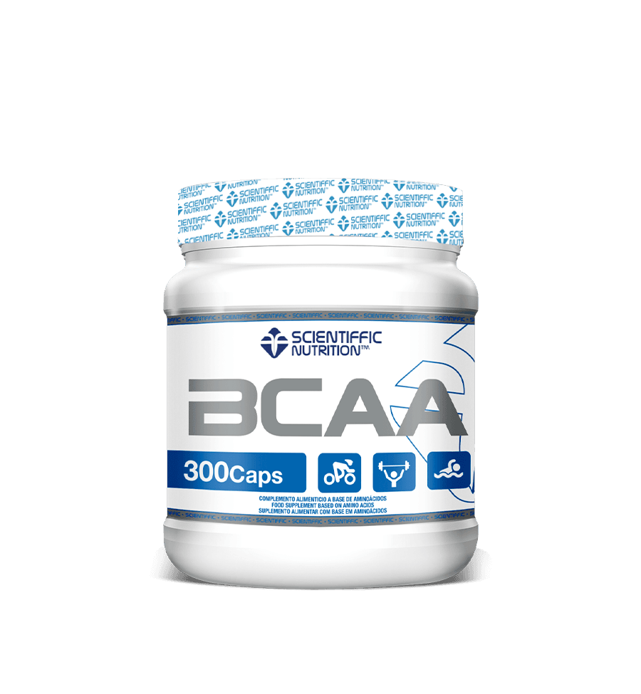 BCAA 300 Mega Cápsulas de 1gr - Scientiffic Nutrition